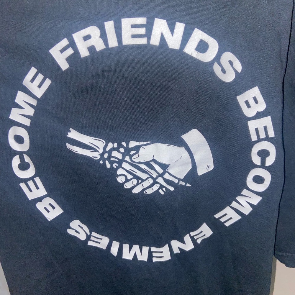 Black Distressed Graphic T-Shirt